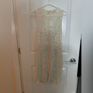 NWT Zara sequin onesie size large